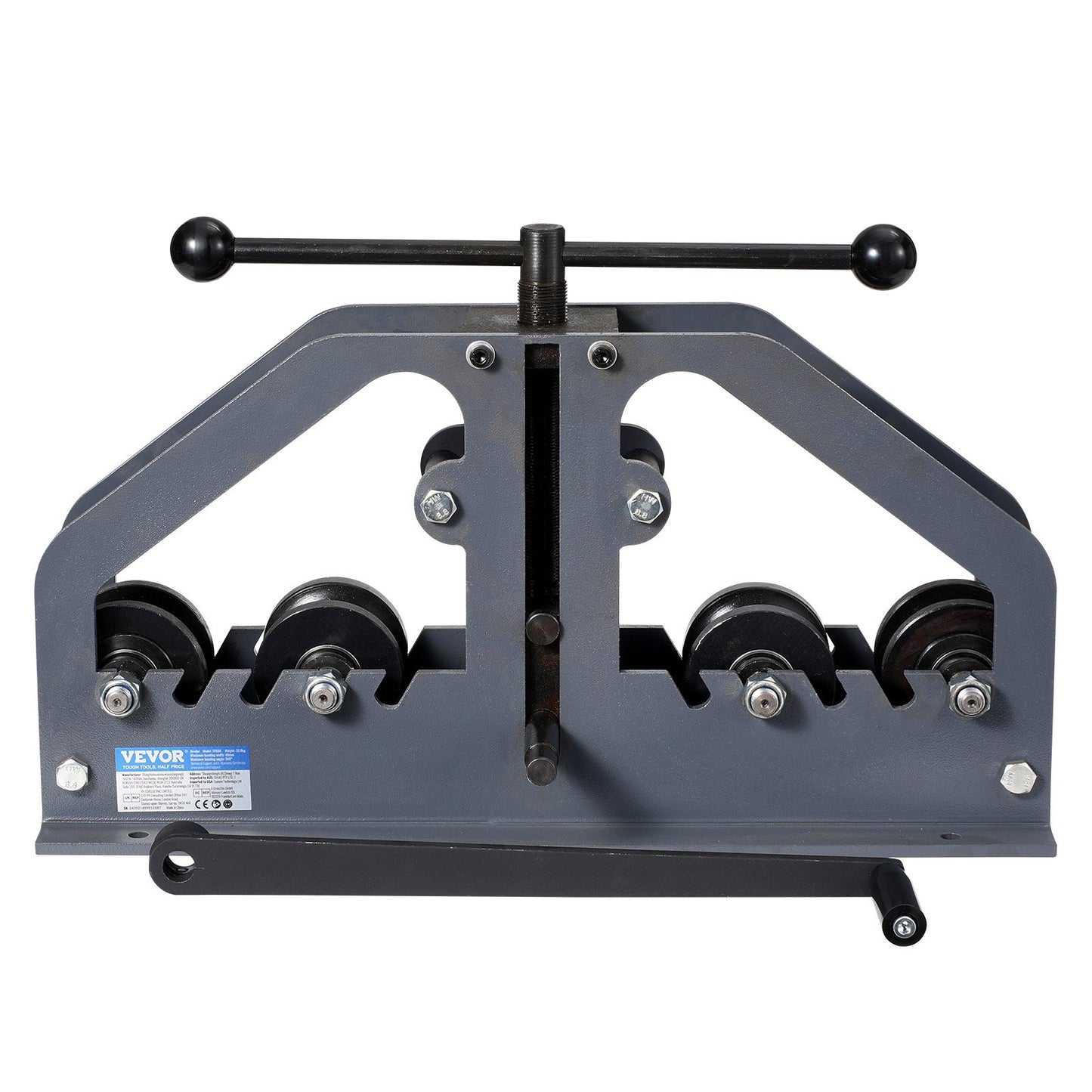 Tube Roller Bender Max 1-1/2" Manuell Tube Pipe Roller Bender med 6 dys