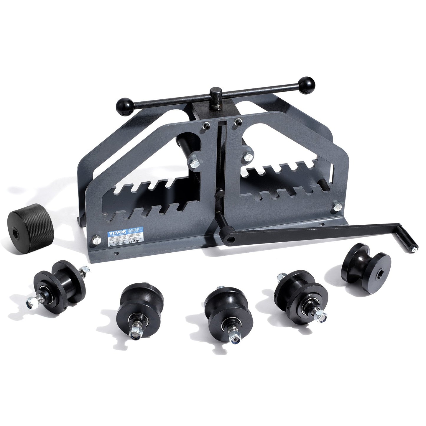 Tube Roller Bender Max 1-1/2" Manuell Tube Pipe Roller Bender med 6 dys