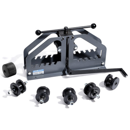Tube Roller Bender Max 1-1/2" Manuell Tube Pipe Roller Bender med 6 dys