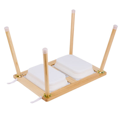Kids Sensory Bord & Stol Set Sand Water Play Bord med 2 förvaringsfack