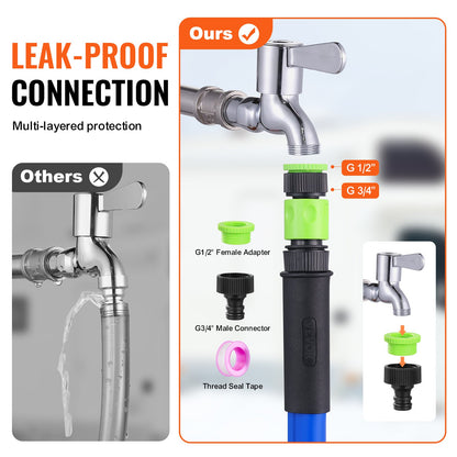 30ft Heated Water Hose for RV -45℉ Anti-Freeze Heated Drinking Water Hose