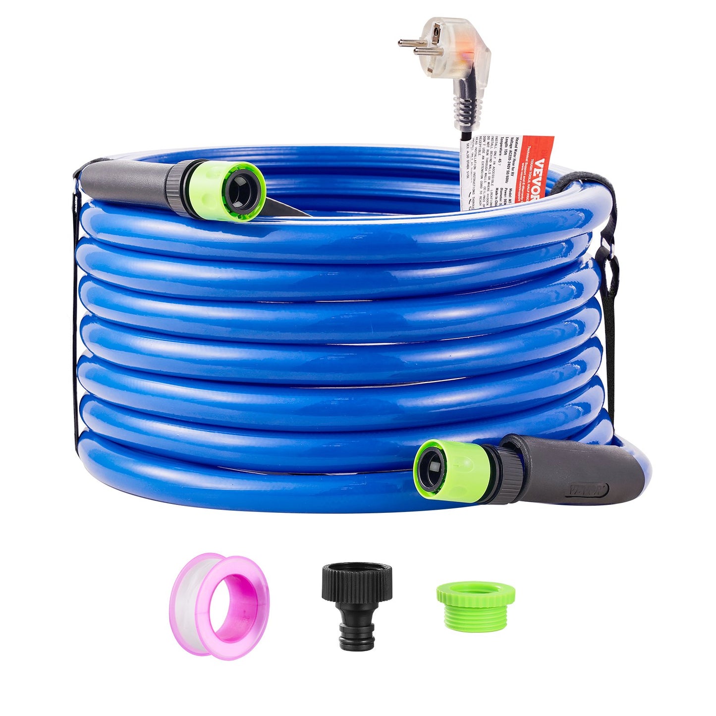 30ft Heated Water Hose for RV -45℉ Anti-Freeze Heated Drinking Water Hose