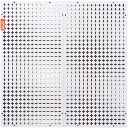 Pegboard-Wand-Organizer 32" x 32", 330 Pfund Tragkraft, Garagen-Pegboard-Organizer aus Metall, Wandhalterung, 25-teilig. Werkzeug-Aufbewahrungsset mit 2 Pegboards, Haken, Lagerbehältern, Regalgestell für Lager, Garage, Geschäft