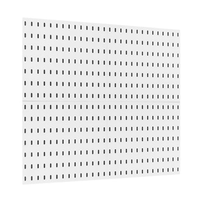 Pegboard Combination Kit 11 x 11" Plastic Pegboard 4 Panels for Home White