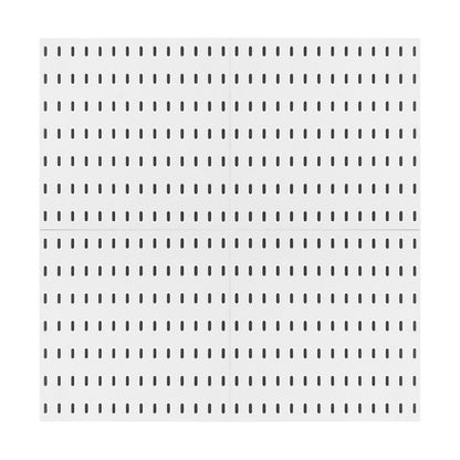 Pegboard Combination Kit 11 x 11" Plastic Pegboard 4 Panels for Home White