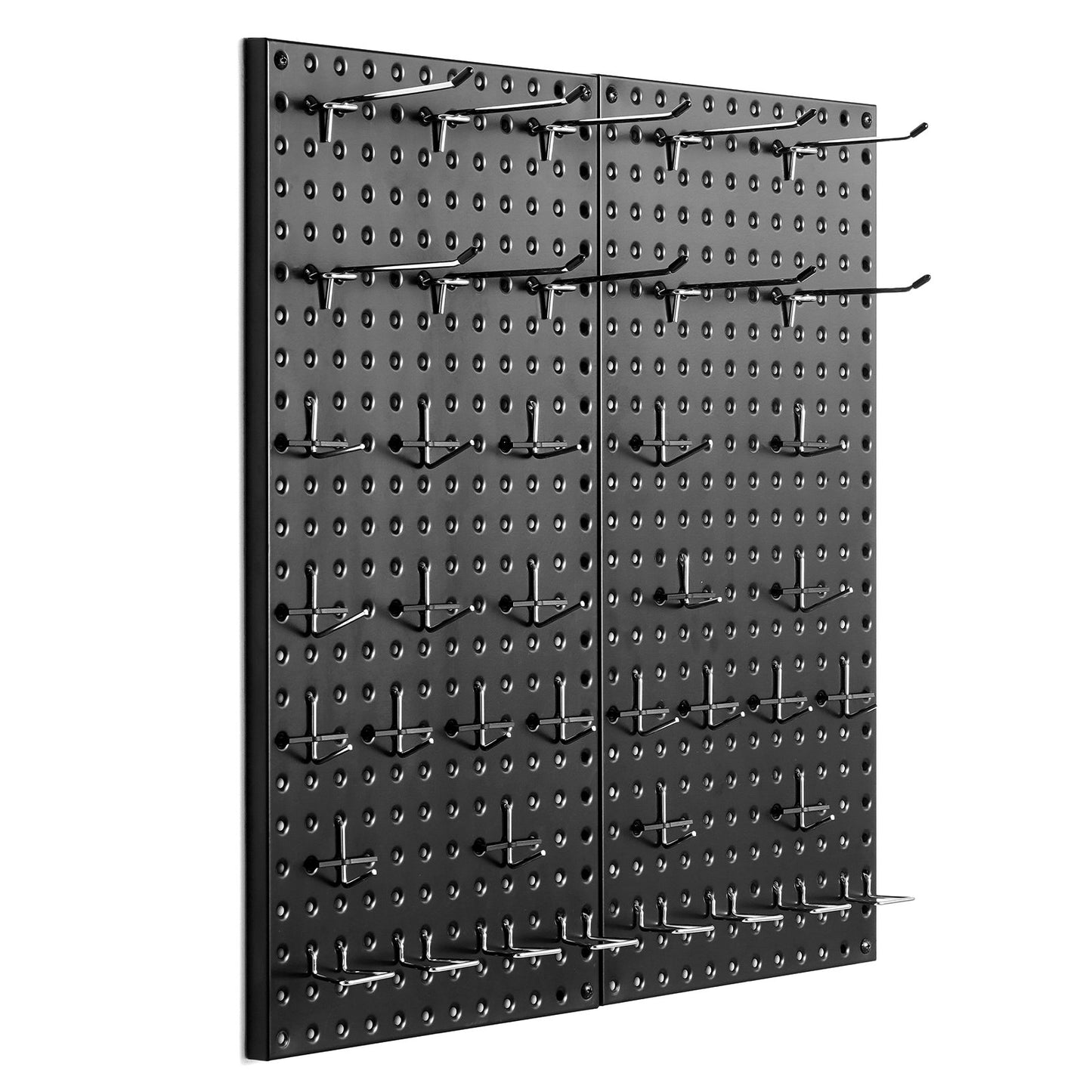 Metal Pegboard Panels 2 Panels 24" x 12" Wall Organizer for Garage Tool