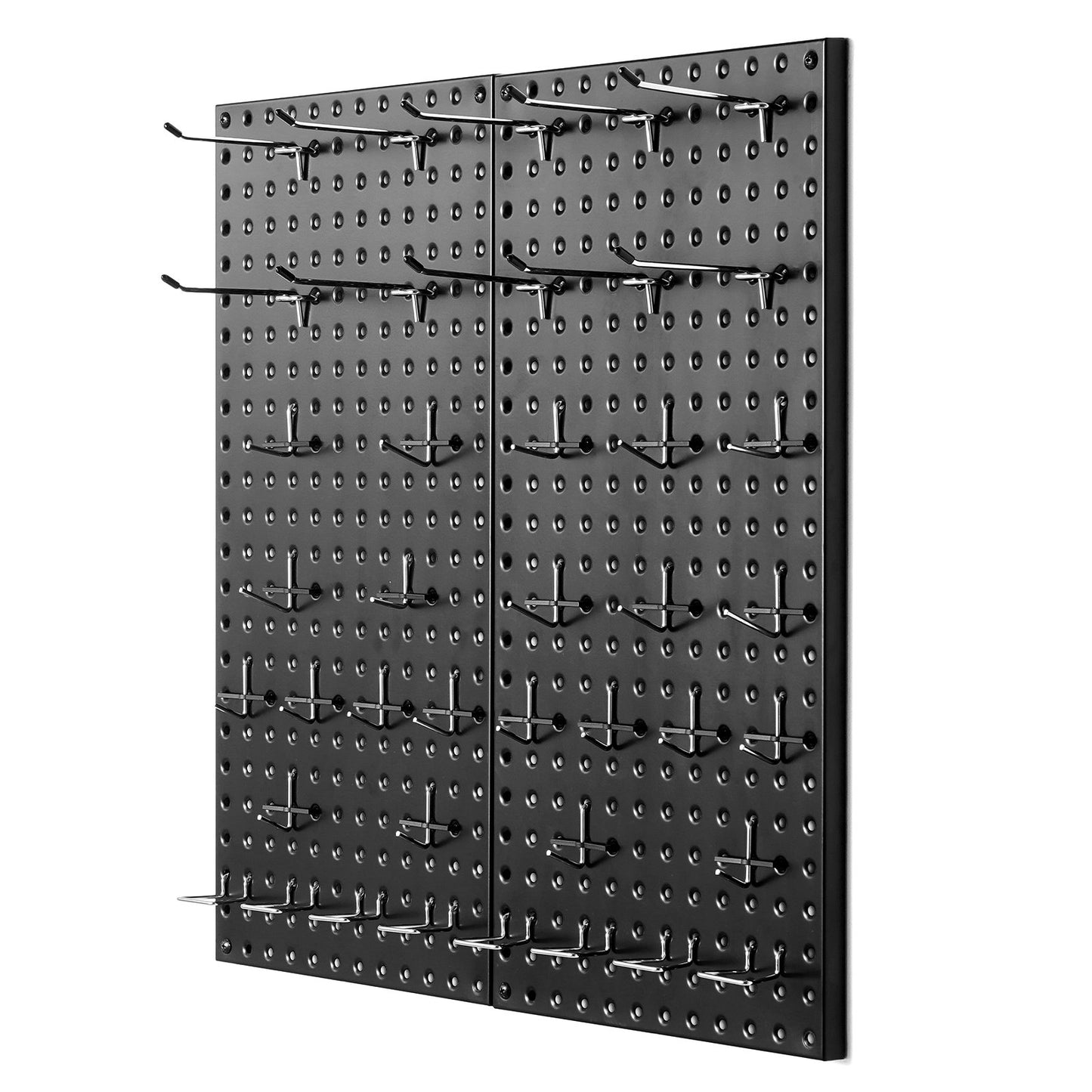 Metal Pegboard Panels 2 Panels 24" x 12" Wall Organizer for Garage Tool
