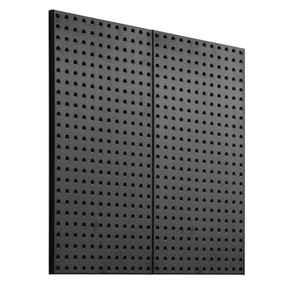 Metal Pegboard Panels 2 Panels 24" x 12" Wall Organizer for Garage Tool