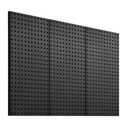 Metal Pegboard Paneler 3 paneler 24" x 12" Wall Organizer för Garage Tool