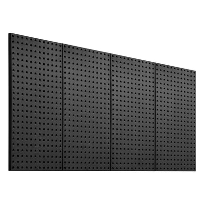 Metal Pegboard Panels 4 Panels 24" x 12" Wall Organizer for Garage Tool