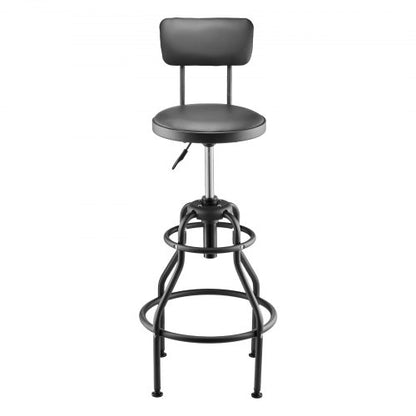 Shop Pall Justerbar höjd Garage Arbetssäte 300 lbs Last med ryggstöd |  EU