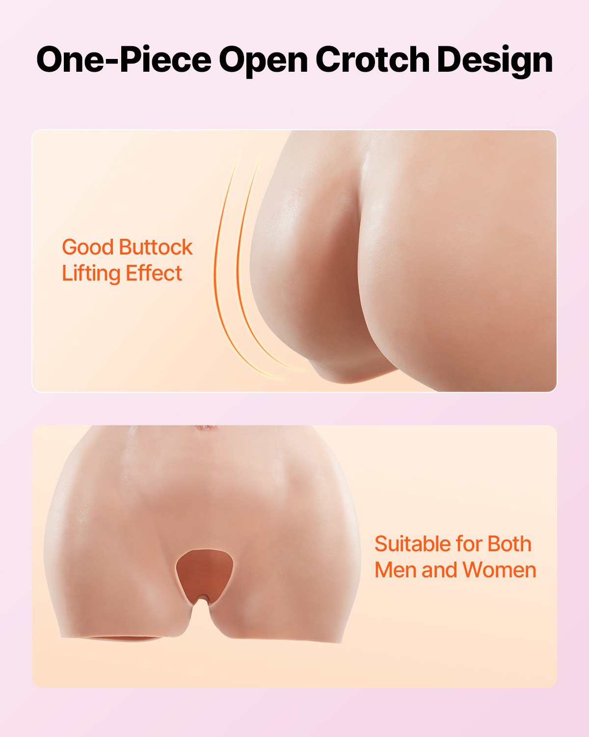 Silicone Butts Hip Enhancer Shapewear Panty for Crossdresser Drag Queen