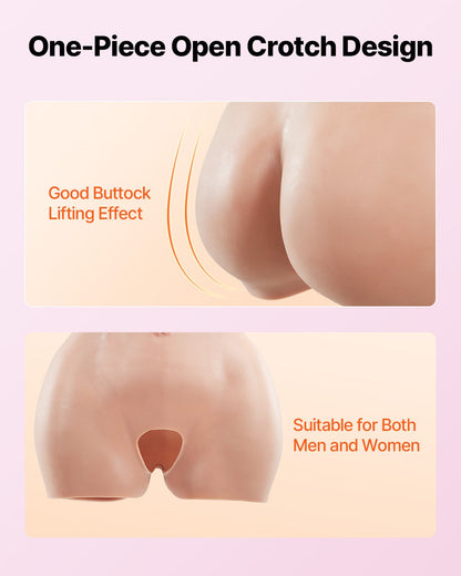 Silicone Butts Hip Enhancer Shapewear Panty for Crossdresser Drag Queen
