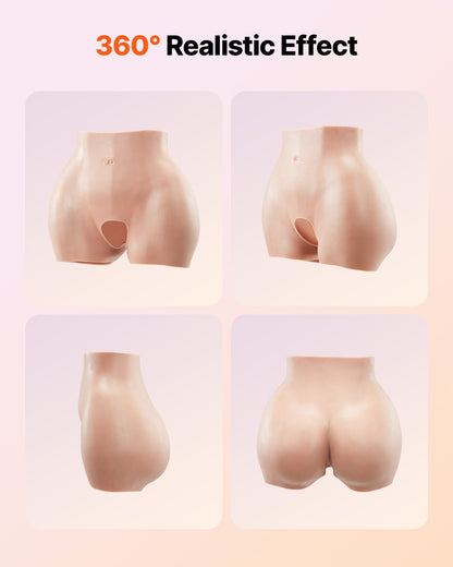 Silicone Butts Hip Enhancer Shapewear Panty for Crossdresser Drag Queen