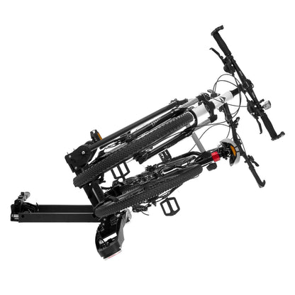 Bicycle carrier for 2 bicycles foldable bicycle carrier with towbar Fits 5 cm receiver