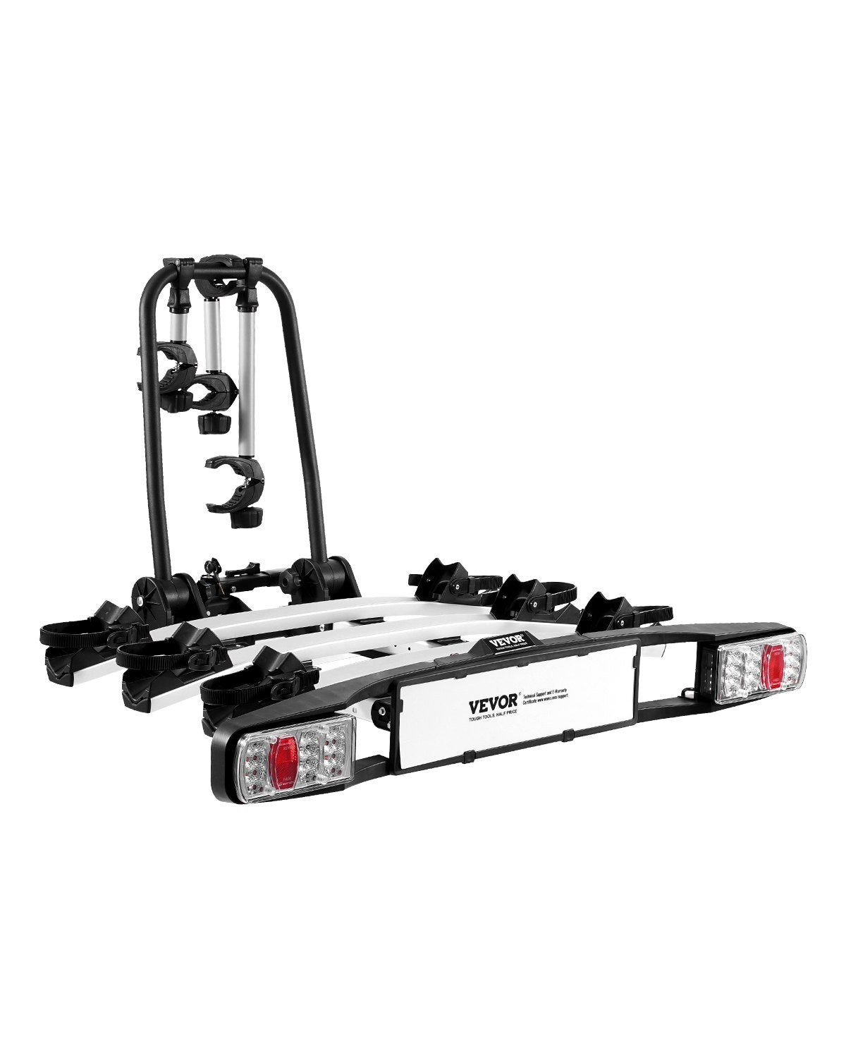 Bike holder for 3 bikes Lockable towbar Bike holder Fits 5 cm receiver