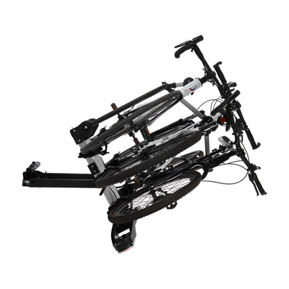 Bicycle carrier for 3 bicycles Foldable bicycle carrier for couplings Fits 5 cm receivers