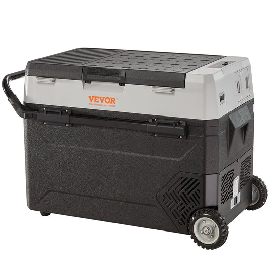 Portable Car Refrigerator Freezer Compressor 56Qt Dual Zone for Motorhome