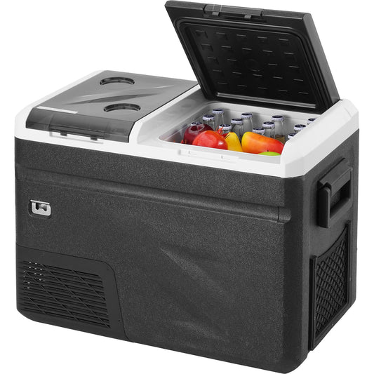 Portable Car Refrigerator Freezer with Ice Making Function 36 L Dual Zone