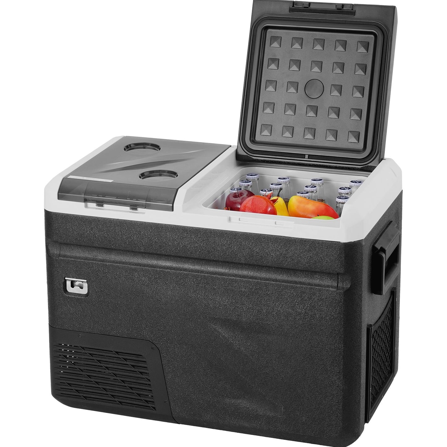 Portable Car Refrigerator Freezer with Ice Making Function 36 L Dual Zone