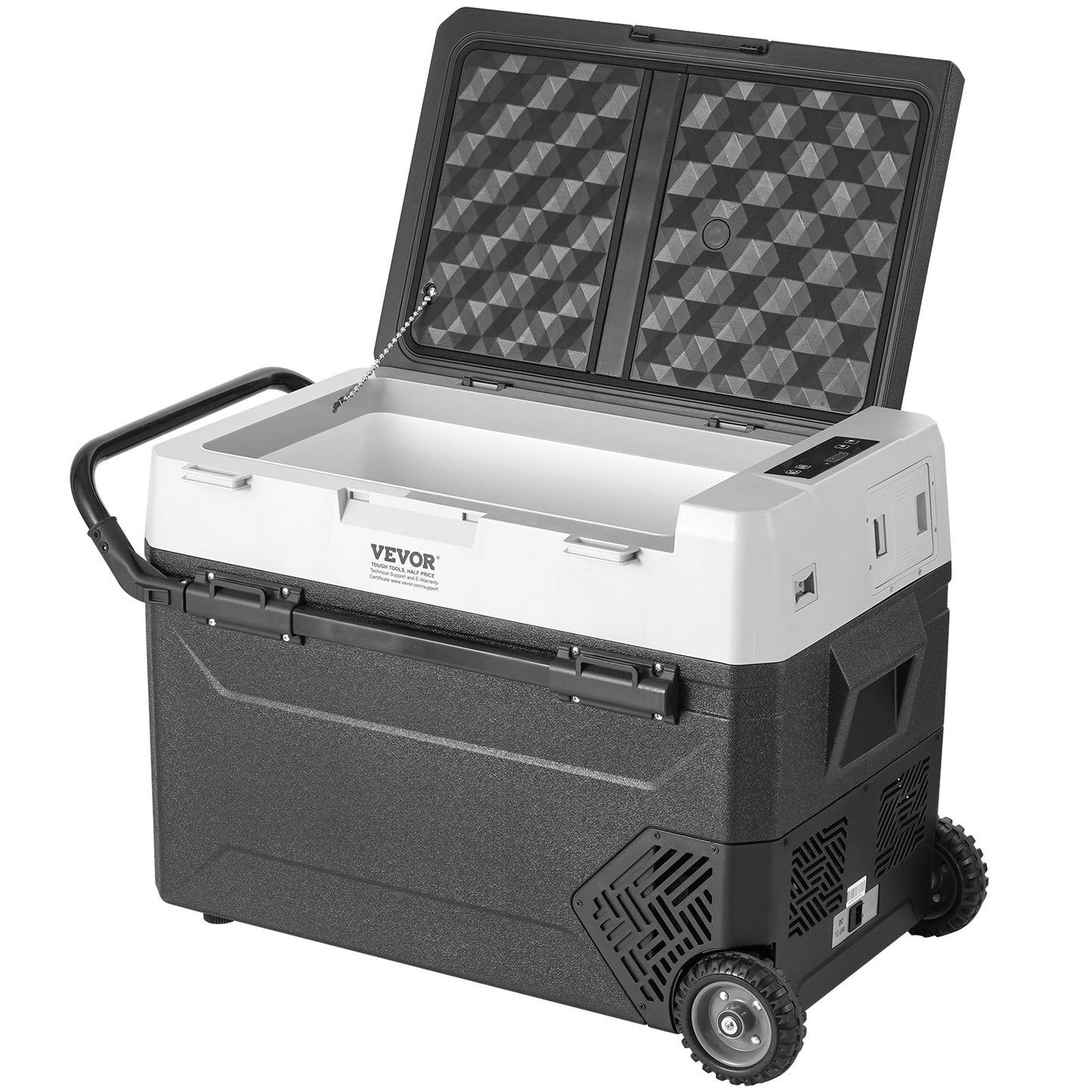 Portable Car Refrigerator Freezer Compressor 60 L Single Zone for Car Home