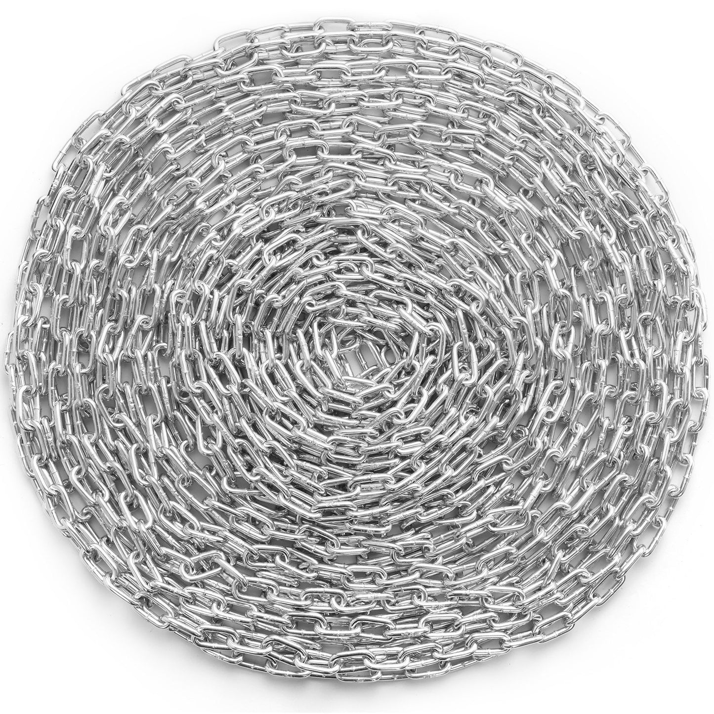 Zinc Plated Proof Coil Chain Carbon Steel Chain Sling 1/4" x 100' 1540 lbs