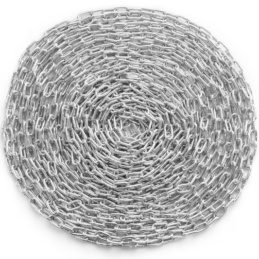 Zinc Plated Proof Coil Chain Carbon Steel Chain Sling 1/4" x 100' 1540 lbs