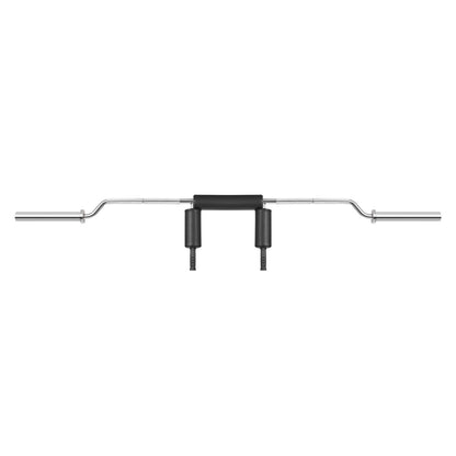 Sicherheits-Kniebeugenstange, 700 Pfund Fitness-Kniebeugenstange, Sicherheits-Kniebeugenstangenaufsatz mit Schulter- und Armpolstern, Gewichtsstange mit 28 mm Durchmesser, ideal für Frontkniebeugen, Ausfallschritte, Reha, Physiotherapie