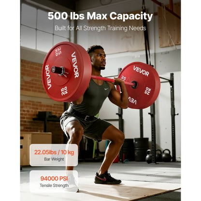 120 cm skivstång, passar 5 cm viktskivor, skivstång med räfflat grepp för styrketräning, tyngdlyftning, knäböj, marklyft, bänkpress, curl, overheadpress, kapacitet 226 kg |  EU