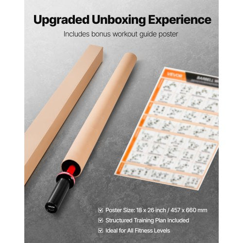 120 cm skivstång, passar 5 cm viktskivor, skivstång med räfflat grepp för styrketräning, tyngdlyftning, knäböj, marklyft, bänkpress, curl, overheadpress, kapacitet 226 kg |  EU