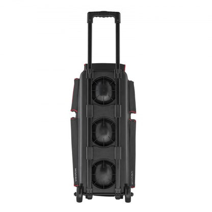 Bowlingtasche für 3 Bälle mit Rollen, Bowlingtasche mit Doppelrollen, Schuhfach