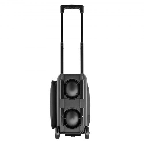 Bowling bag for 2 balls with wheels, bowling bag with double rollers, shoe compartment