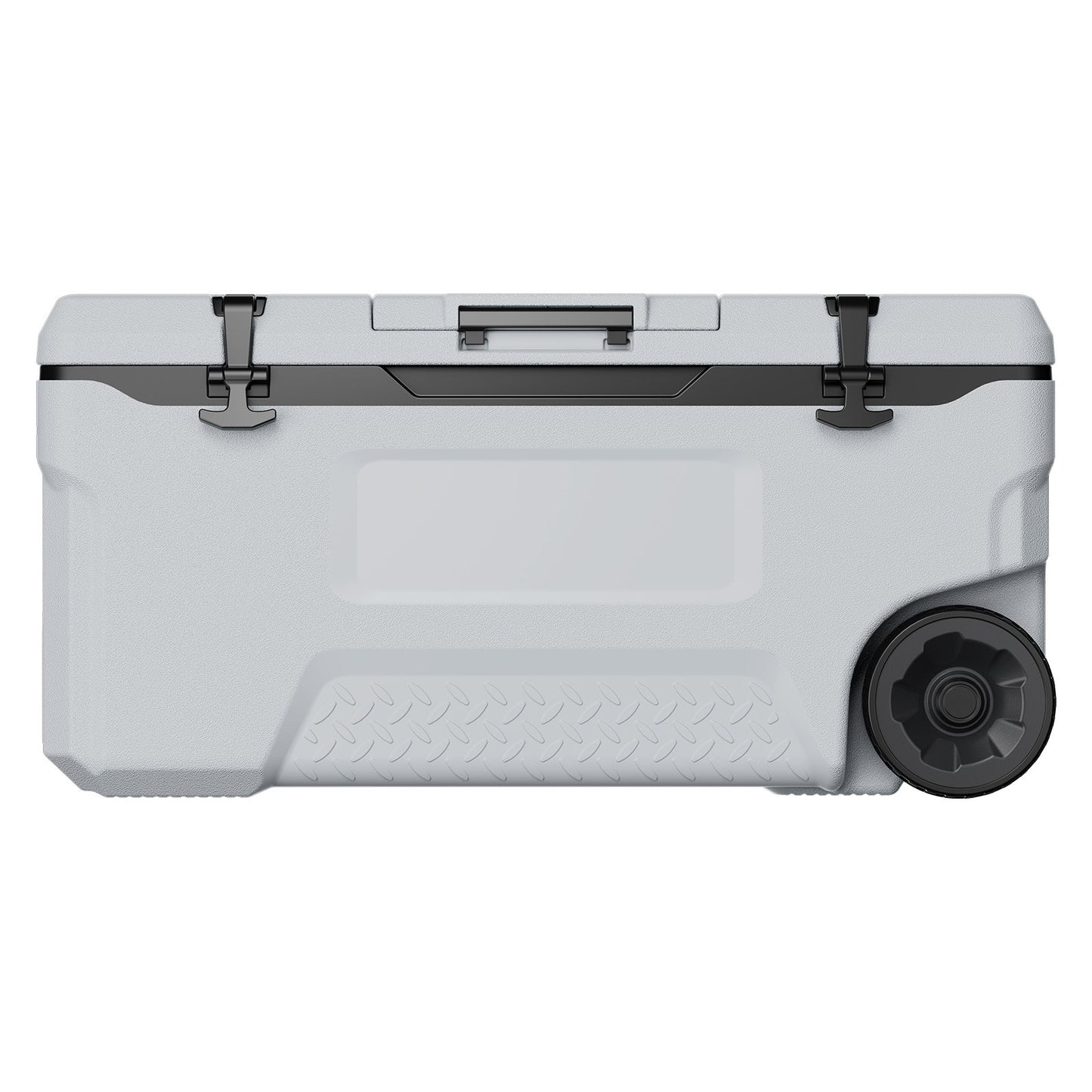 Portable Cooler 74 QT Wheeled Cooler 120 Can Capacity with Cup Holder