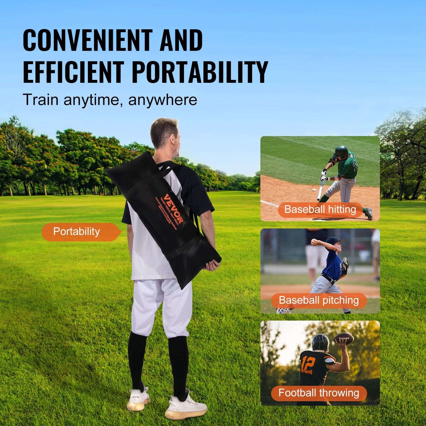 7 x 7 ft Football-Trainer-Wurfnetz, Trainings-Wurftor-Trainingsnetz mit 5 Tortaschen, knotenloses Netz inklusive Korbrahmen und tragbarer Tasche, verbessert die Wurfgenauigkeit des Quarterbacks, rot