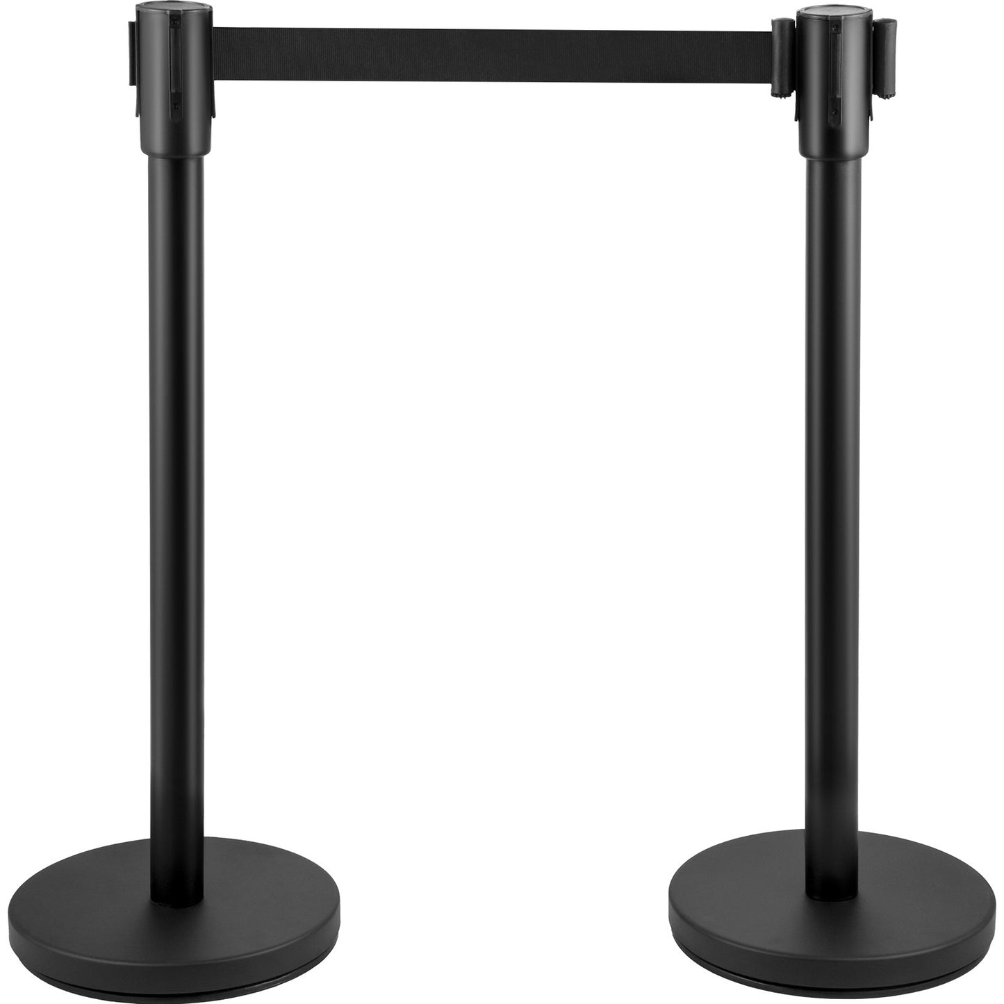 Crowd Control Pole Pole Set 8 Pieces with 6.6 ft/2 m Black Belt
