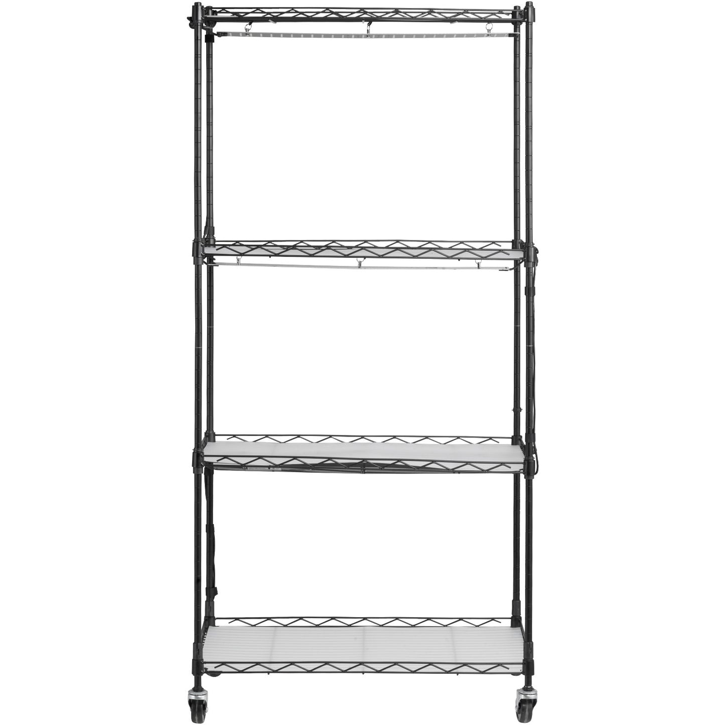 Plant Stand with Grow Lights 4 Eters 45W 49.8" Tall Plant Grow Shelf