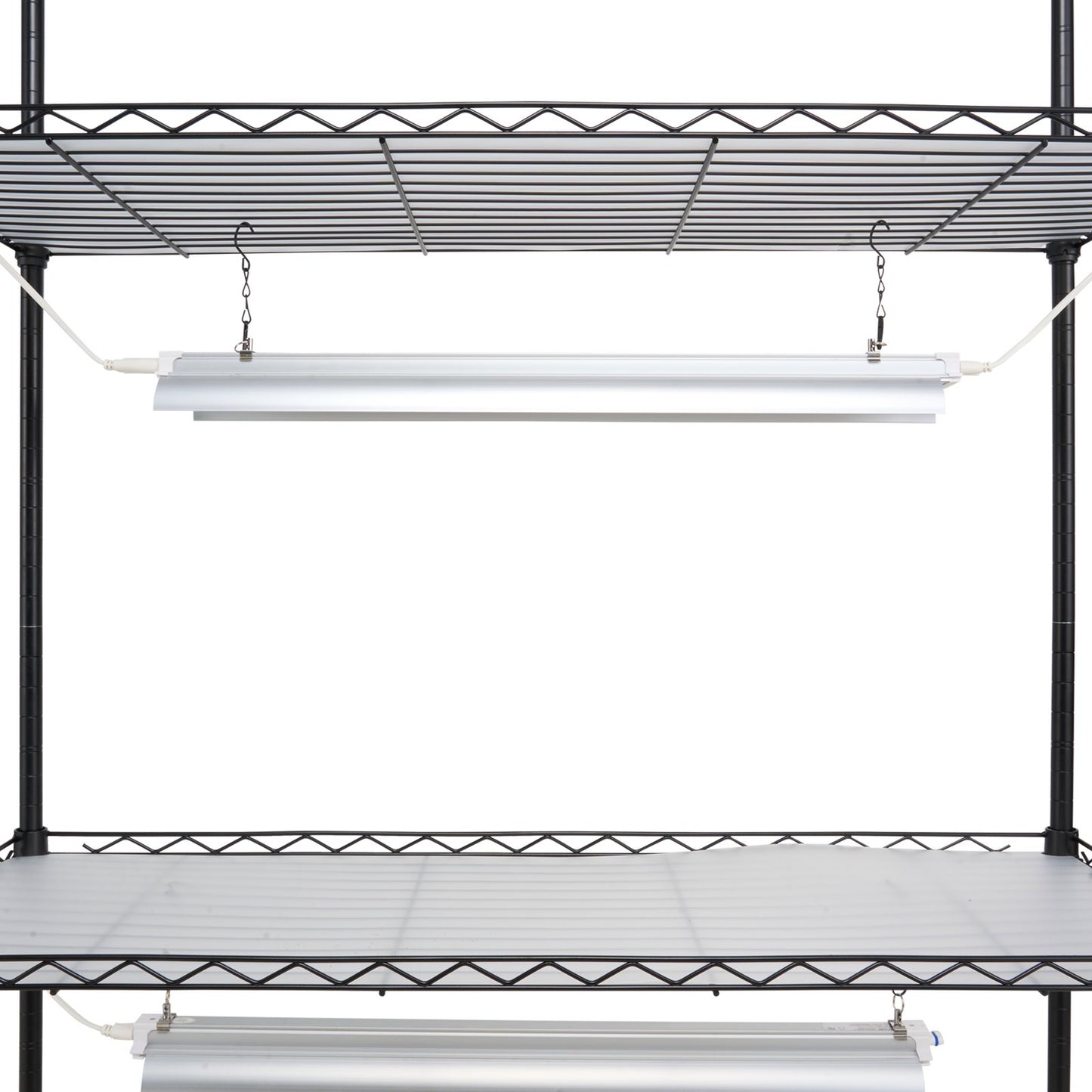 Plant Stand with Grow Lights 4 Tiers 90W 59" Tall Plant Grow Shelf