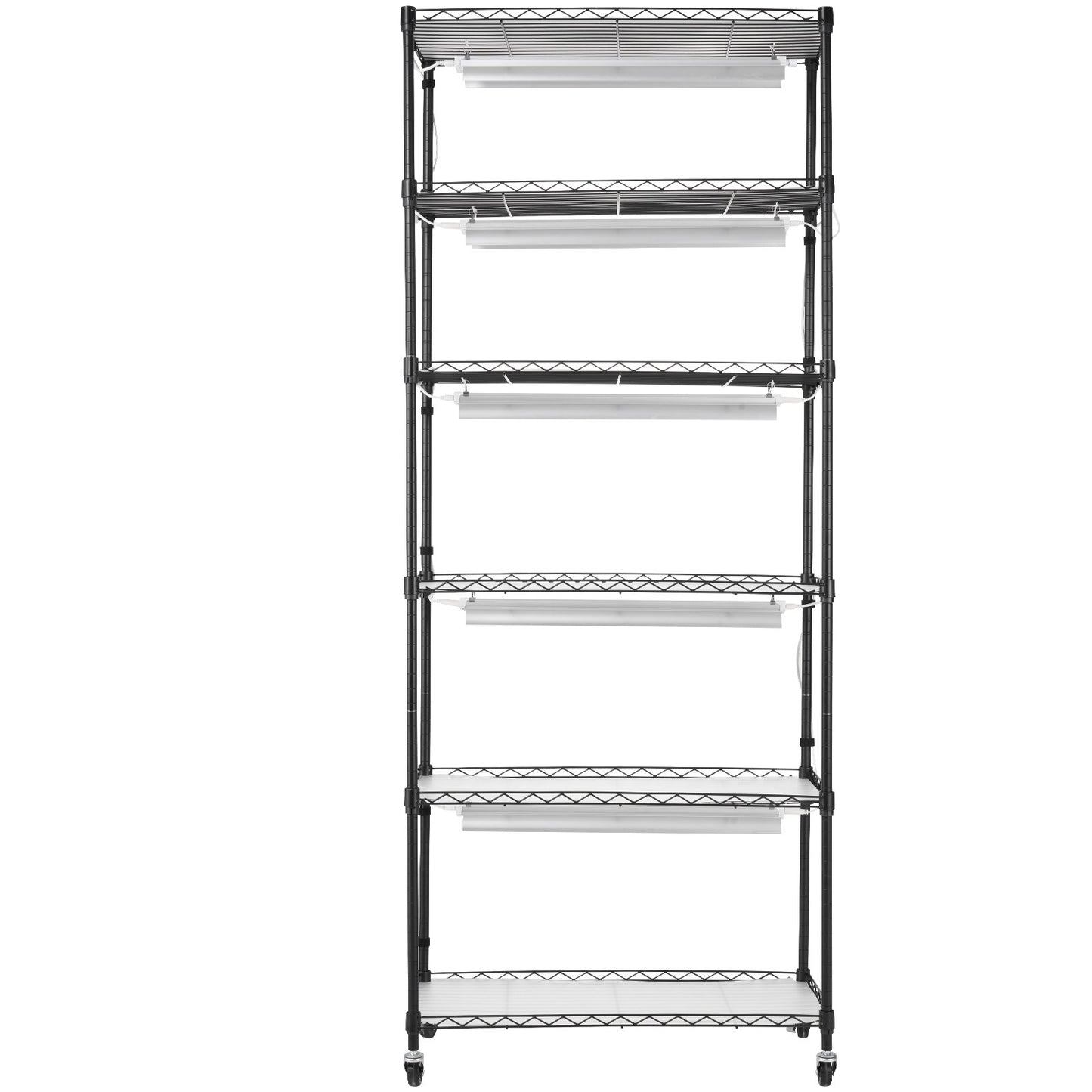 Plant Stand with Grow Lights 6 Eters 150W 70.9" Tall Plant Grow Shelf