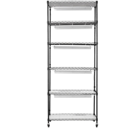 Plant Stand with Grow Lights 6 Eters 150W 70.9" Tall Plant Grow Shelf