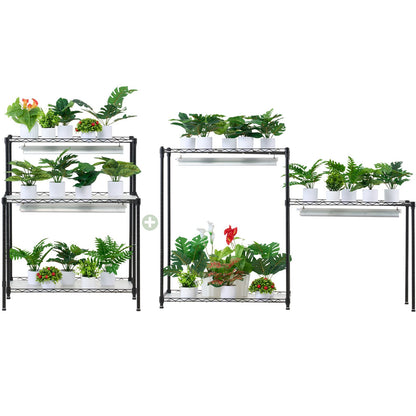 DIY Plant Stand med Grow Lights 6 Eters 192W 70,9" Tall Plant Grow Hylla
