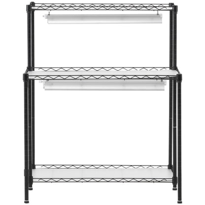 DIY Plant Stand med Grow Lights 6 Eters 192W 70,9" Tall Plant Grow Hylla