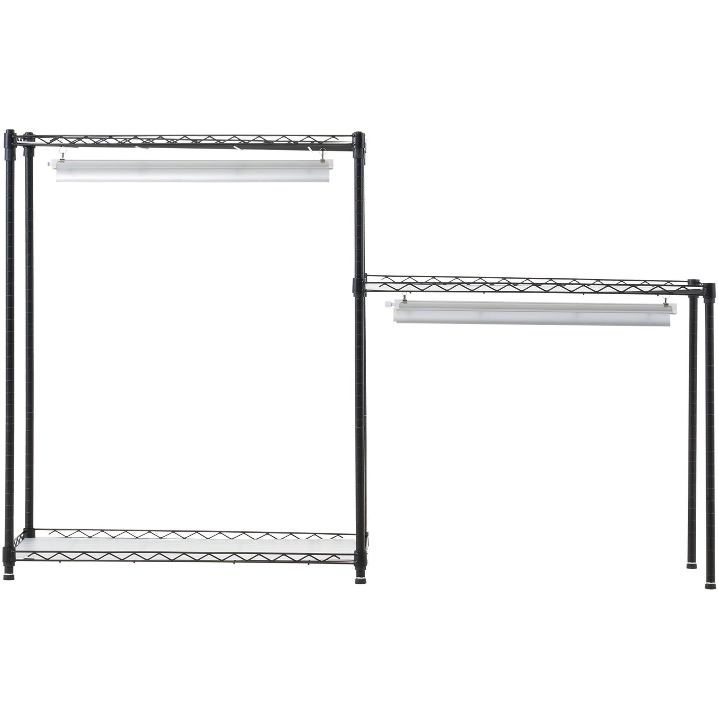 DIY Plant Stand med Grow Lights 6 Eters 192W 70,9" Tall Plant Grow Hylla