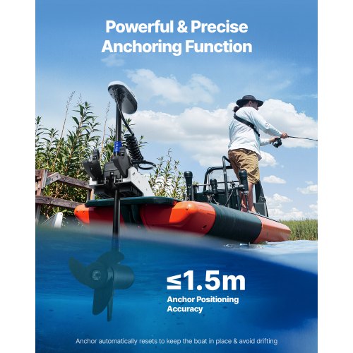 55lb 12V Schub Elektro-Trolling-Motor Salzwasser-Bootsmotor 36" Welle | EU