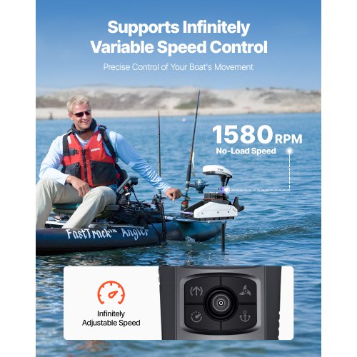 55lb 12V Schub Elektro-Trolling-Motor Salzwasser-Bootsmotor 36" Welle | EU