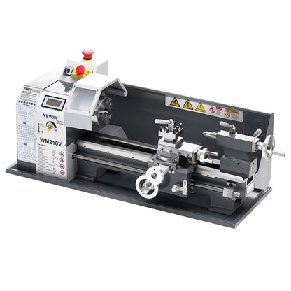 Metal Lathe 8 x 16 in 550W Bench Lathe Machine 0-2500 rpm Variable Speed
