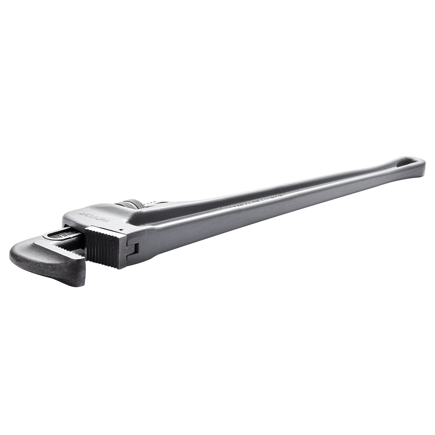 Aluminum straight pipe wrench 24 in adjustable plumbing wrench CRV jaw