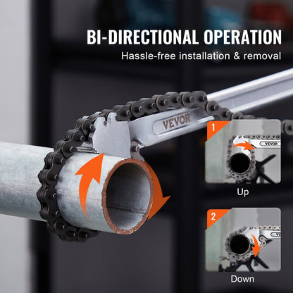 Kedjenyckel 48 tum Kedjerörnyckel 13,4 tum Dia Kapacitet Vändbar