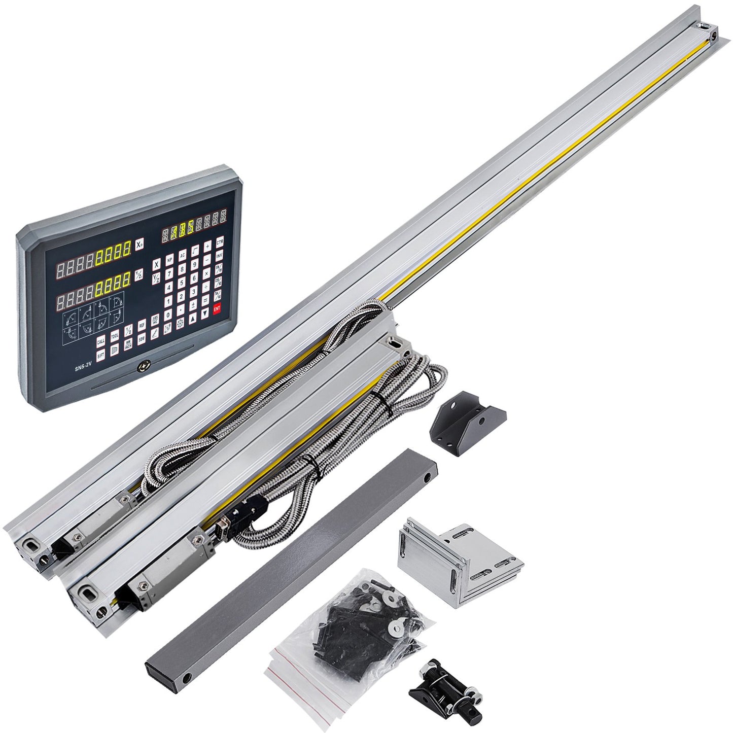 CNC 2-Achsen-Digitalanzeige-Skala Dro Linearmaschine für Fräsdrehbank Bridgeport