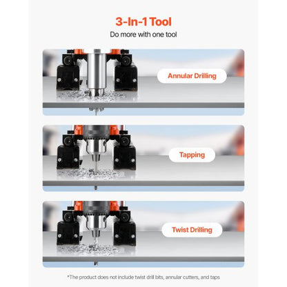 Magnetisk borrpress Magnetisk borrpress 1400 W 0-850 varv/min Justerbar hastighet |  EU