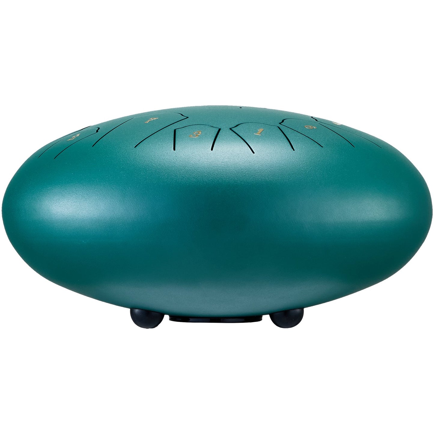 Steel Tongue Drum 12 in 13 tones rain drum for outside C major green